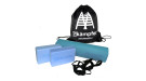 Комбо-набор для йоги Kampfer Combo Blue (голубой/черный)